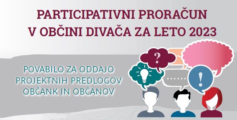 Participativni Prora Un Povabilo Za Oddajo Projektnih Predlogov