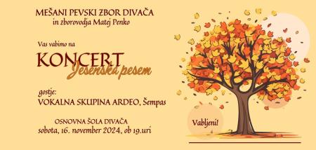 Koncert Jesenska pesem