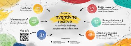 RAZPIS ZA NAJBOLJŠE INVENTIVNE REŠITVE NA PODROČJU KROŽNEGA GOSPODARSTVA 2024