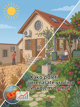 Anonimna raziskava o poletnem pregrevanju stanovanjskih hiš
