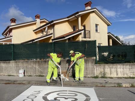 Umirjanje prometa v Gabrovem naselju